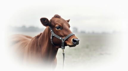Rugged Livestock Halter Close-Up