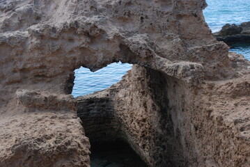 Vista de los baños de la Reina, Campello, Alicante