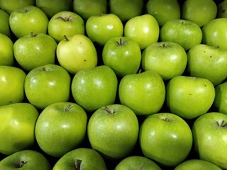 green apples background, fresh green apples, green apples on a market, apple, fruit photo, green apples photo, fresh fruit, photo, 