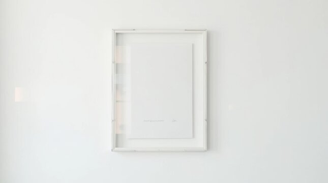 Minimalist Art Print in Acrylic Frame on a P-3