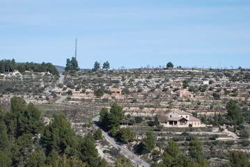 Obraz premium Vista campos Alicantinos