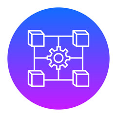 Blockchain Interoperability Icon