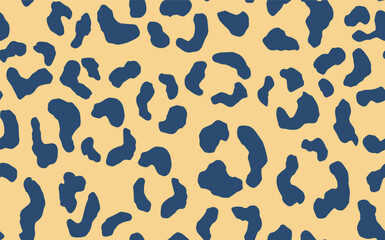 Abstract modern leopard seamless pattern. Animals trendy background. Color decorative vector stock illustration for print, card, postcard, fabric, textile. Modern ornament of stylized skin.