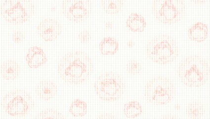 Abstract pink floral pattern with light colors for minimalist design