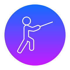 Fencing Training Icon