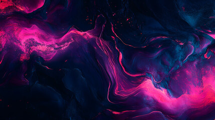 Obraz premium Abstract background neon colors, dark purple and pink. Background for presentation slides, digital designs and banners.