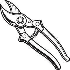 Pruners Rustic Tool for Gardening