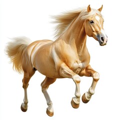 Obraz premium Golden Horse in Motion