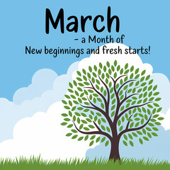 Obraz premium March Is Here