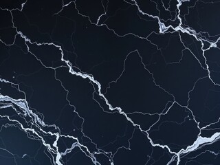 Dark Marble Texture with White Veins