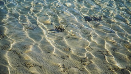 sand and water