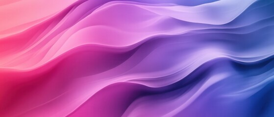 Obraz premium Soft Flowing Waves of Pink and Purple Abstract Background Design