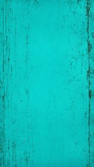 Obraz premium Turquoise grunge wooden vertical background with distressed texture and vertical lines for design and print