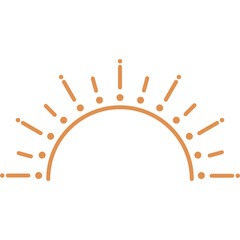 Fototapeta premium Bohemian Sun Art