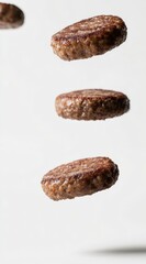 Floating Cooked Meat Patties