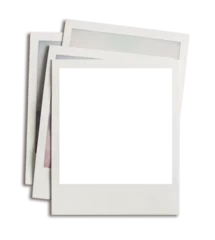 Fototapete Vintage Polaroid, instant photo frame isolated in transparent PNG, polaroid frame - isolated design element © kite_rin