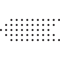 Minimalist Dotted Shape