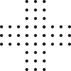 Minimalist Dotted Shape