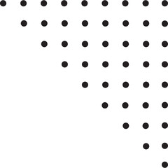 Minimalist Dotted Shape