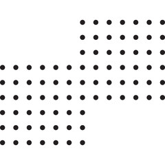 Minimalist Dotted Shape