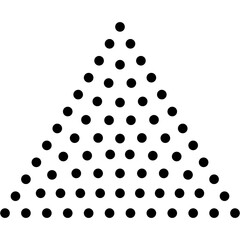 Minimalist Dotted Shape