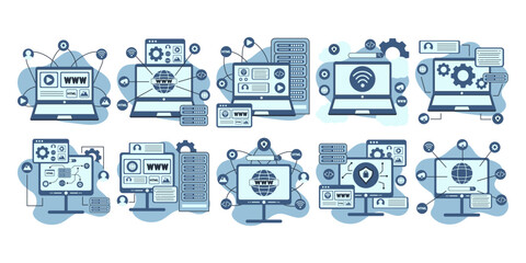 Network Administrator Illustration