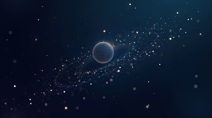 Minimalist Geometric Celestial Pattern Design