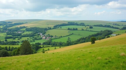 Obraz premium Scenic Countryside Landscape