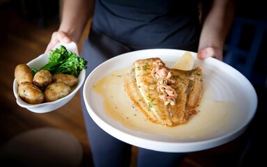 Food from a gastro pub