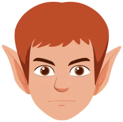 Fotobehang Elf Character Vector Illustration © GraphicsRF