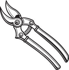 Pruners Rustic Tool for Gardening