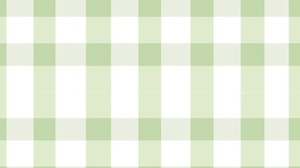 seamless pattern of light green gingham cloth
