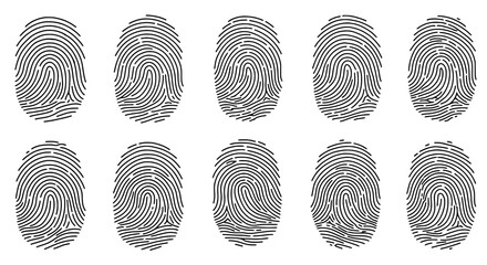 Fingerprints: A comprehensive collection of unique human fingerprint patterns, emphasizing individuality, security, and forensic science.