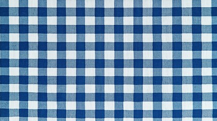 blue and white checkered tablecloth for picnic 