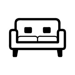 sofa vector icon