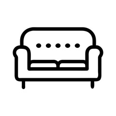 sofa vector icon
