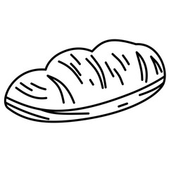 Dessert Outline Coloring Page