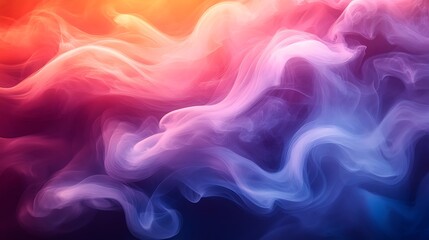 Obraz premium Mesmerizing vibrant smoke in motion art high resolution image