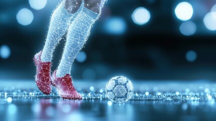 AI Powered Sports Analytics Concept: Interactive Data Visualization and Technology Integration in Athletic Performance Improvement