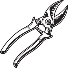 Pruners Rustic Tool for Gardening