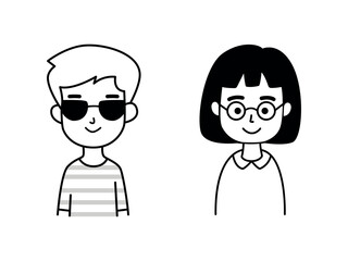 Cute Cartoon Character Vector