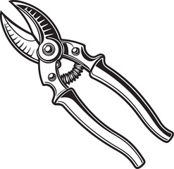 Pruners Rustic Tool for Gardening