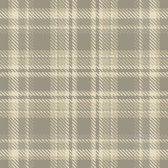 Serene seamless fabric pattern, 40s background check vector. Diamond textile texture tartan plaid in pastel and light colors.
