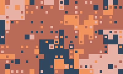 Illusion 80s paint pop. Material brick cube effect. Textile set optical technology.