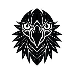 Fototapeta premium a parrot head vector illustration.