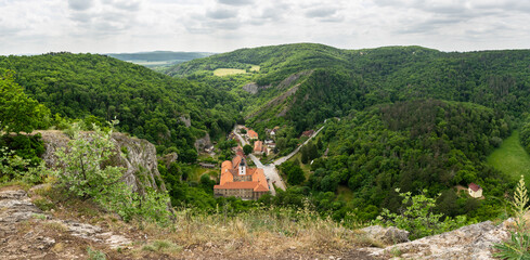 Pilgrimage site and tourist destination St. John under the rock, Czech Republic