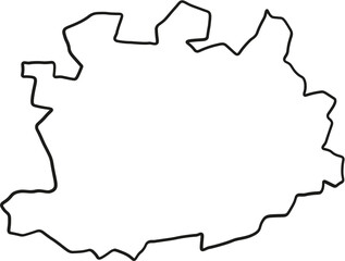 Anvers Contour Région Province Belgique Vector