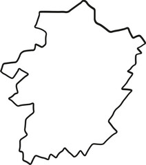 Limbourg Contour Région Province Belgique Vector
