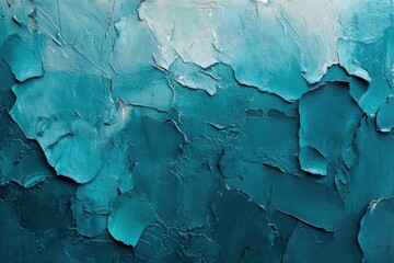 Fototapeta premium Abstract teal textured background.