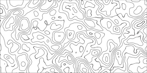 Obraz premium Abstract seamless pattern with lines and stylized height of the topographic contour in lines and topo graphic map design. paper texture Imitation of a geographical map shades .